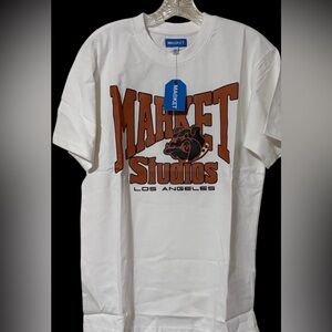CHINATOWN MARKET STUDIOS BULLDOG TEE SMALL NWT